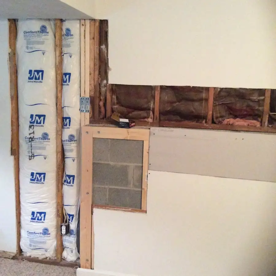 Wall insulation replacement during Odor Removal & Deodorization in Muhlenberg